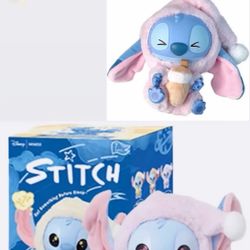 Authentic Stitch Plush Keychain Miniso Blind Box