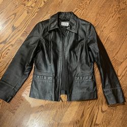Leather Moto Jacket 