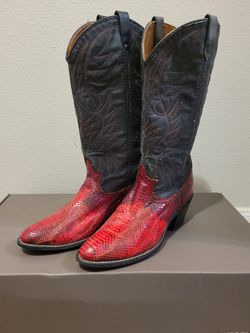 Snake Skin Boots