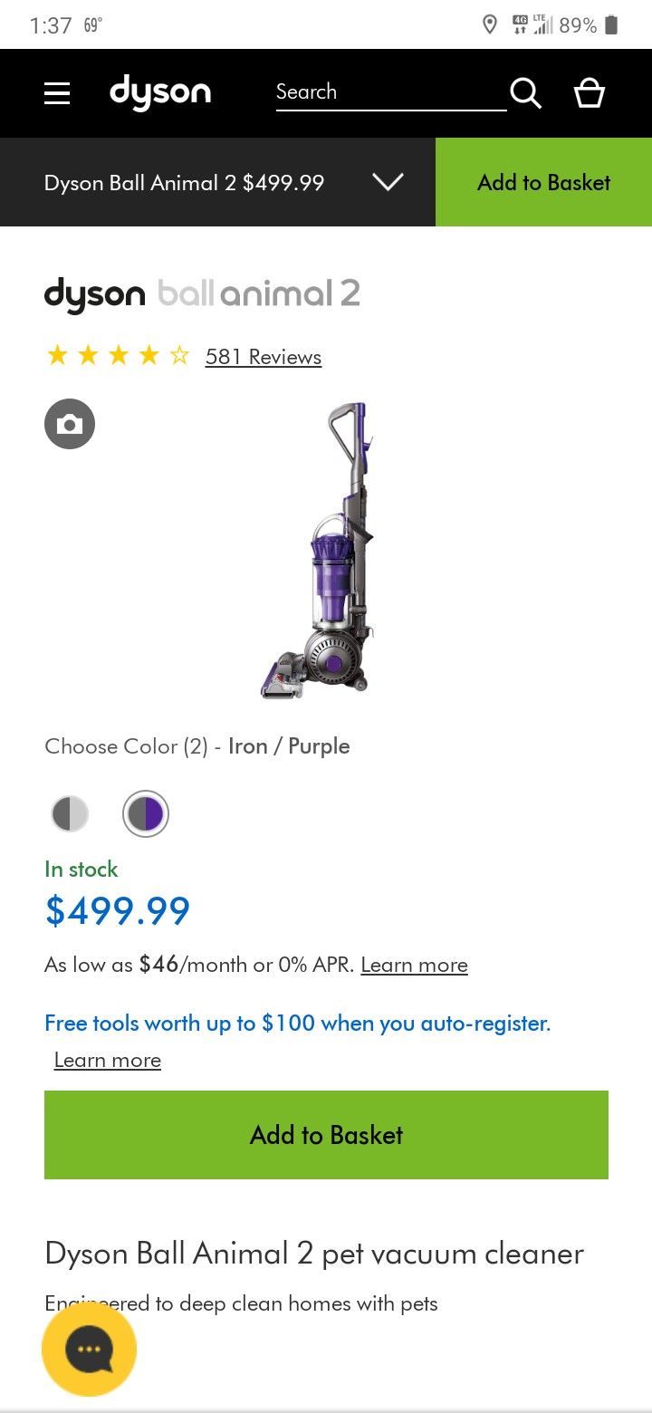 Dyson Animal2 Vacuum