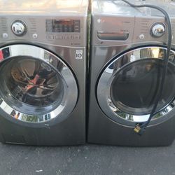Lg Stackable Washer And Dryer Set Electric 