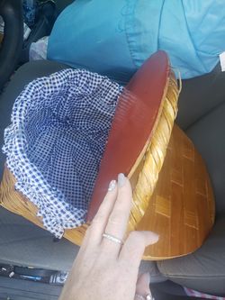 Vintage picnic basket