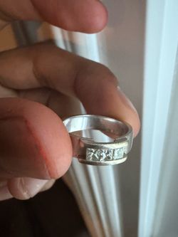 14k White Gold Ring