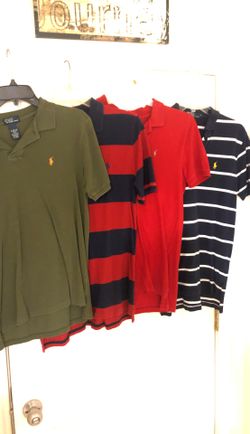 4 Polo Ralph Lauren’s 3 Small 1 Medium