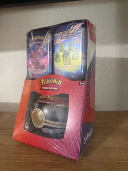 Sams Club Paldean Fates Bundle Poke Ball Mini Tin