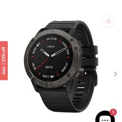 Garmin Fenix 6x Sapphire Watch GPS