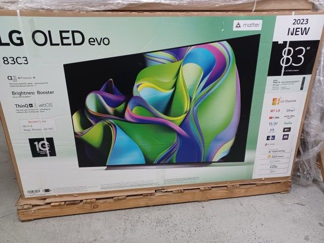 Best Deals.  83" Screen Oled C3 By LG ThinQ Evo.  Original Box SEALED 