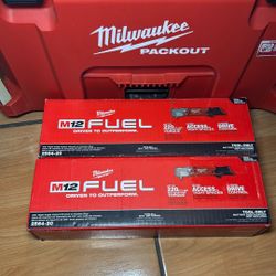 Milwaukee Fuel M12 (3/8 Right Angle Impact Wrench W/friction Ring (NEW) 