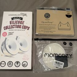 Milk Collecting Cups And Hands Free Bra 