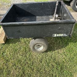 Pull Behind Yard Tractor Trailer 