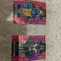 Keenan Allen And Devonta Smith Panini Mosaic 