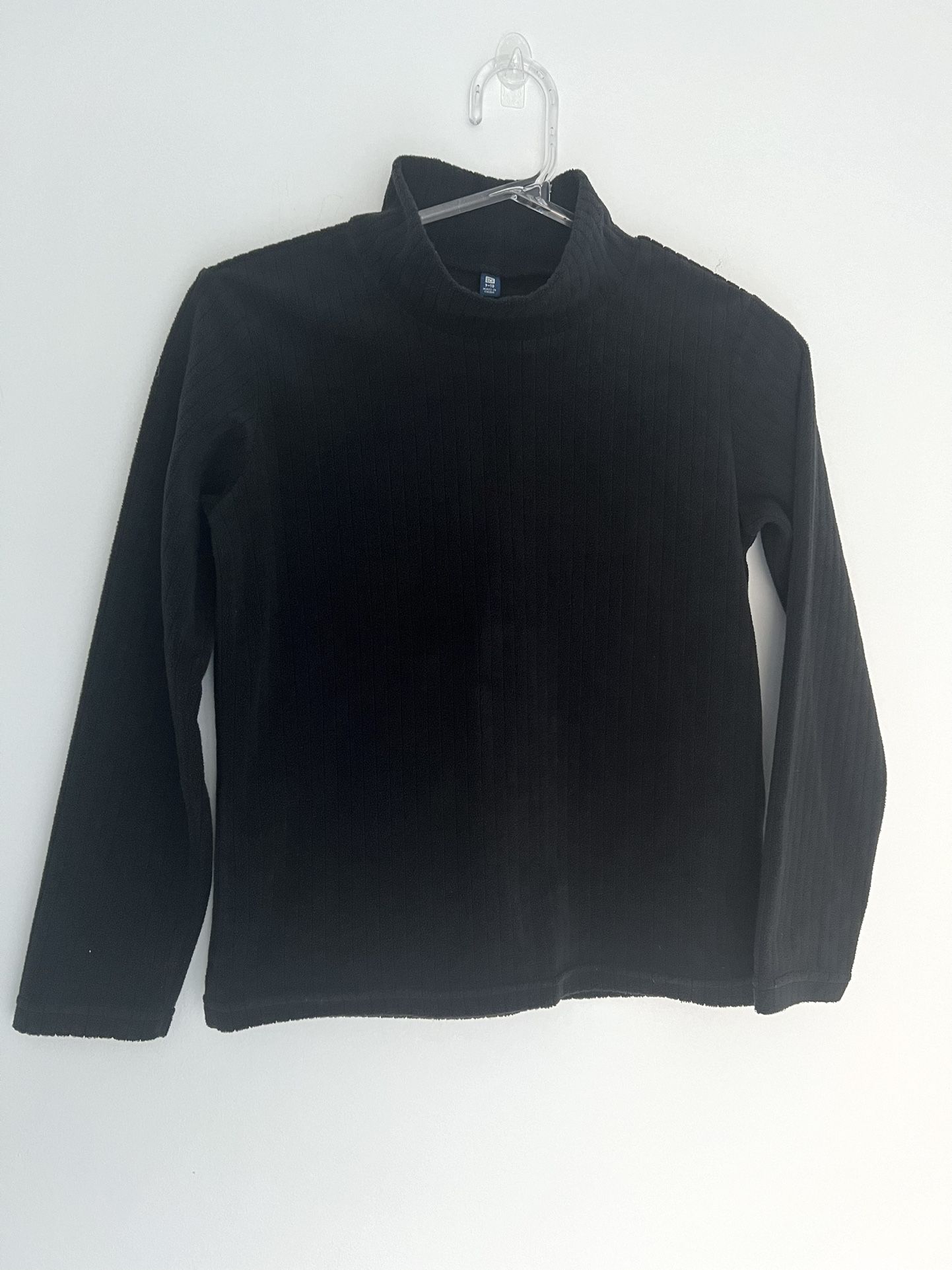 Uniqlo Fleece High Neck Long Sleeve Shirt Kids 9-10