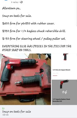 Snap on tools