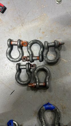5/8 steel anchor shackles