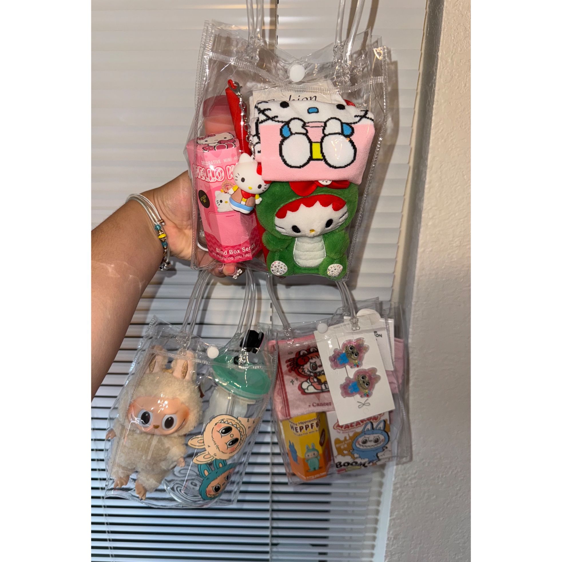 Bundle Bags (Hk, Labubu & Strawberry Shorcake)