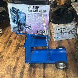 90 Amp Flux’s Wire Welder With Cart