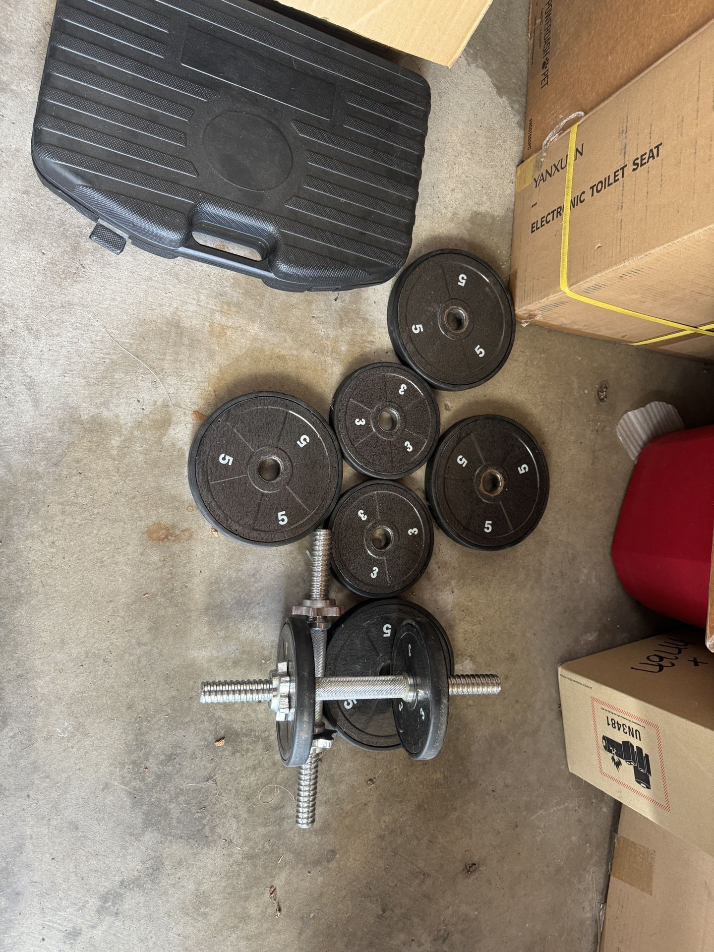 40lb Adjustable Dumbbell Weights 