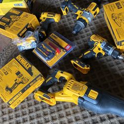 New tools, in good condition.  Prices vary, ranging from $45 to   $229 dollars.   All tools have different prices. There is a one month warranty , the