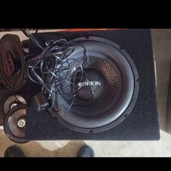 ORION Speakers, amp, sub and sub controller