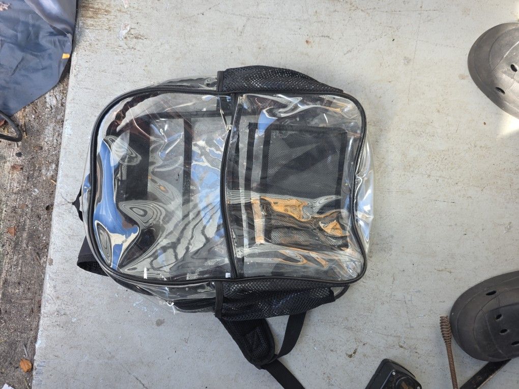  Clear Transparent Backpack – Stadium & School Approved