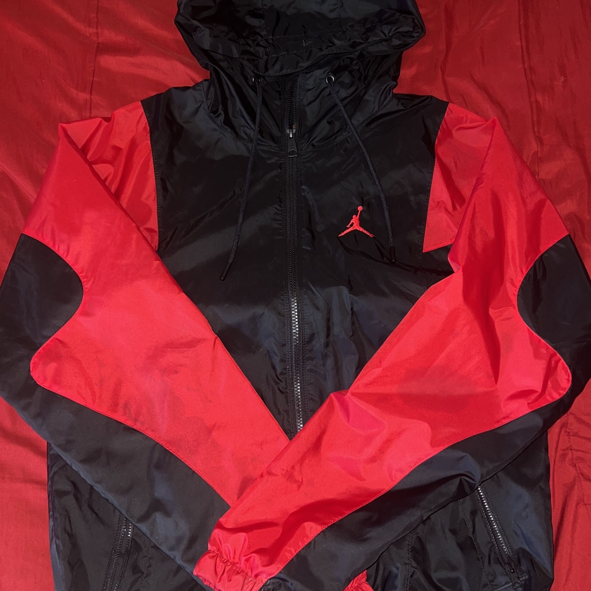 Red Jordan Windbreaker