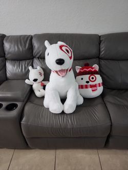 PLUSH - BULLSEYE TARGET DOG PLUSHES