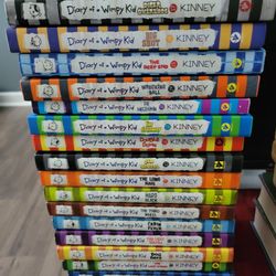 Diary Of Wimpy Kid - 17 Hard Cover Books