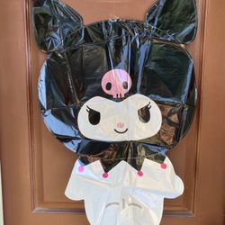 Hello Kitty Kuromi Birthday Party Foil Balloon.