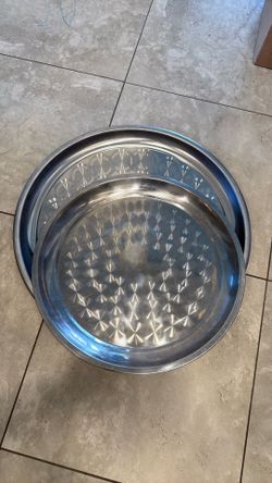 Stainless steel trays