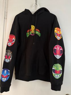 Power Rangers Mighty Morphin Megazord Black Pullover Hoodie