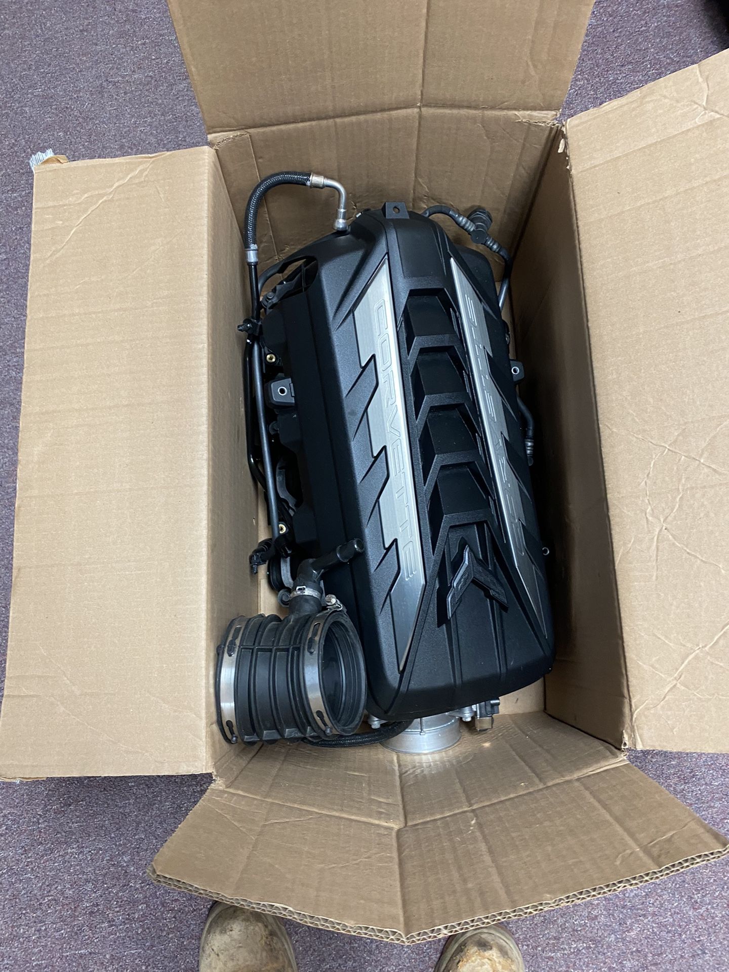 2020-2024 Chevrolet Chevy Corvette C8 Engine Cover GM OEM 1(contact info removed) Black/Silver