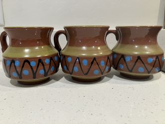 Handmade Pottery Coffee Cups 