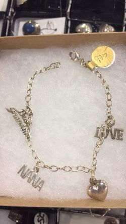 Sterling Silver grandma bracelet