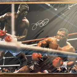 Buster Douglas Signed vs. Tyson KO Photo (16x20)