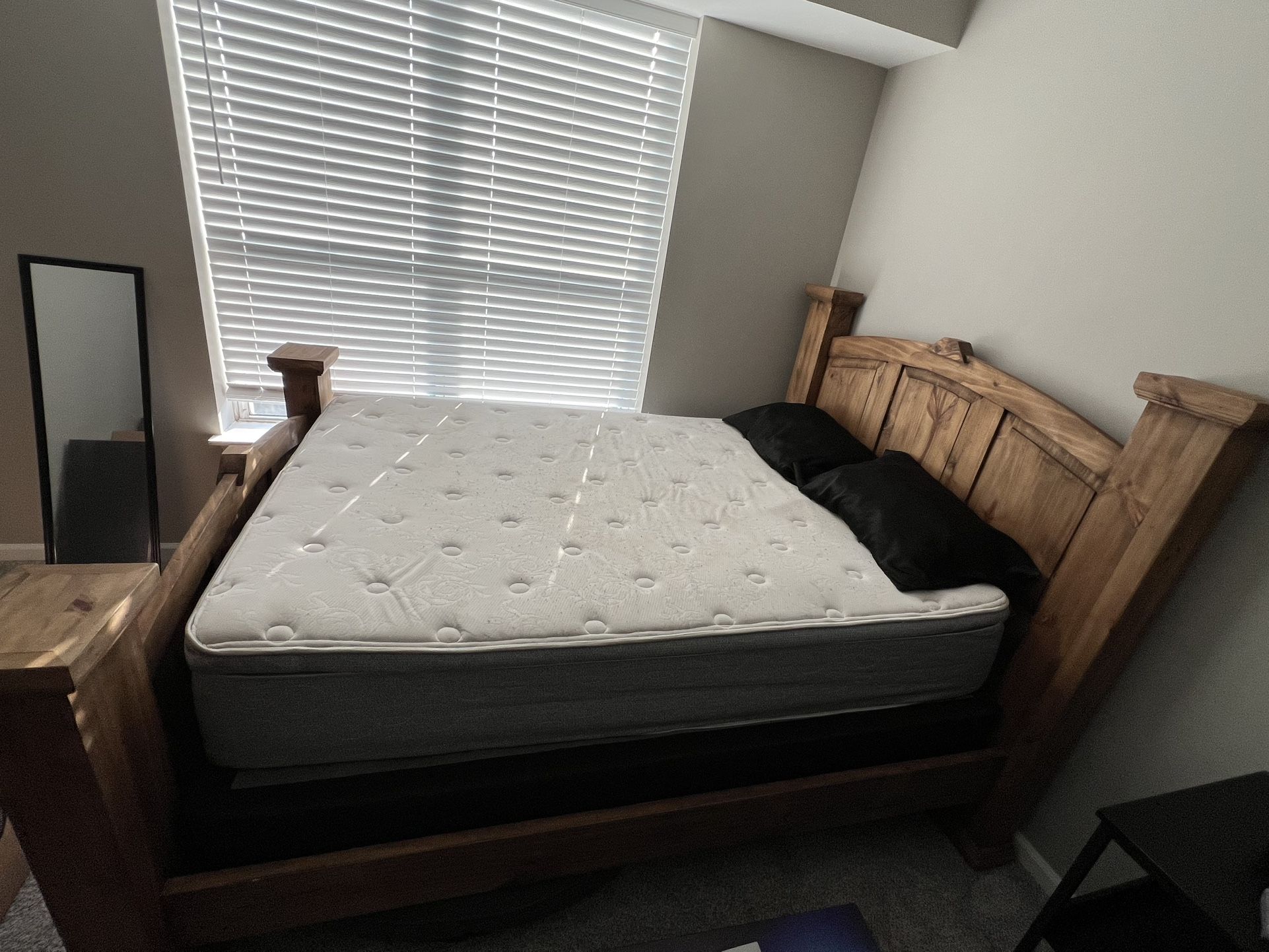 Bed Frame + Box Spring + Mattress
