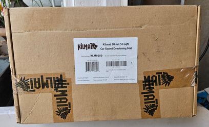 NEW SEALED Kilmat 50 Mil 50 Sq Ft Sound Deadening Mat