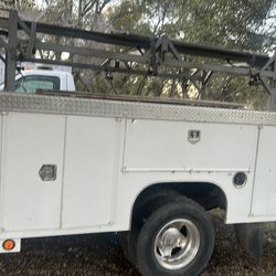 F350 Ford tool box and rack