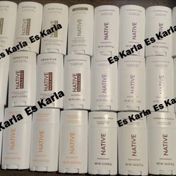 Native Deodorant $6 each or 4 For $22. Price is FIRM