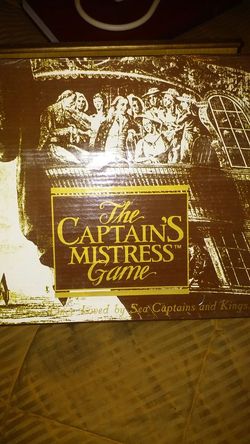 The captain's mistress vintage board game