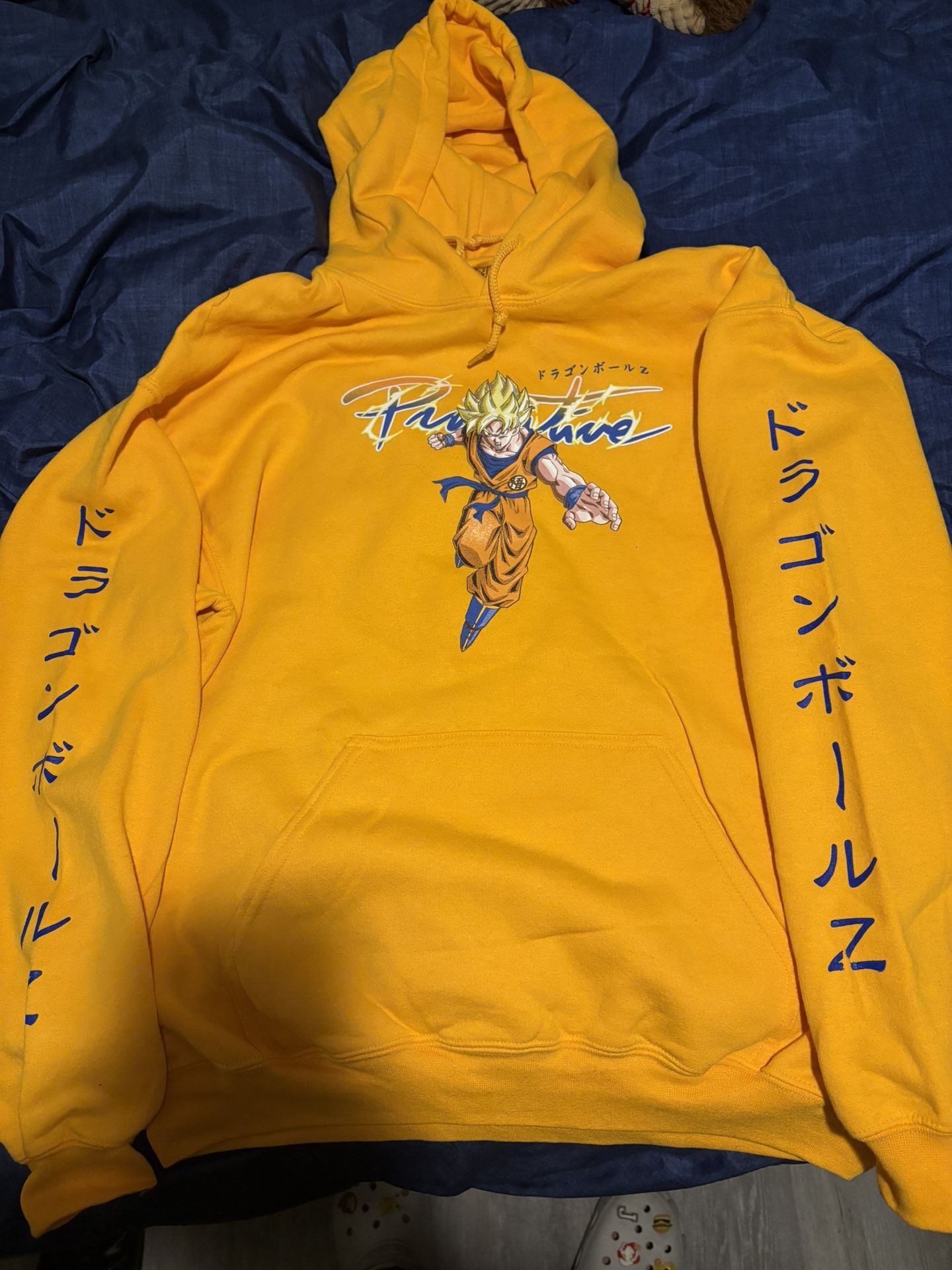 Primitive x Dragon Ball Z Yellow Hoodie Size M