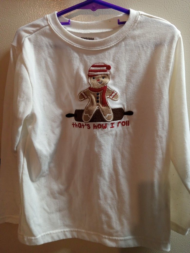 Kids Gingerbread Top By Gymboree Sz 5/6