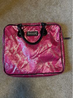 Pink Betsey Johnson Portfolio bag