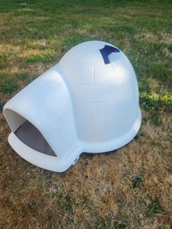 Indigo Medium Dog House w/Pad 25 to 50 lb Pet