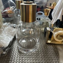  Brass Glass Lexi Bud Vases