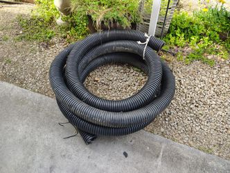 FREE --- 3-in corrugated drain pipe - 30 ft approx