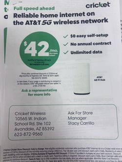 Home Internet at cricket wireless