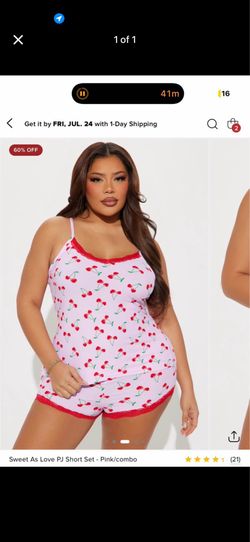 3x new cherry two piece set