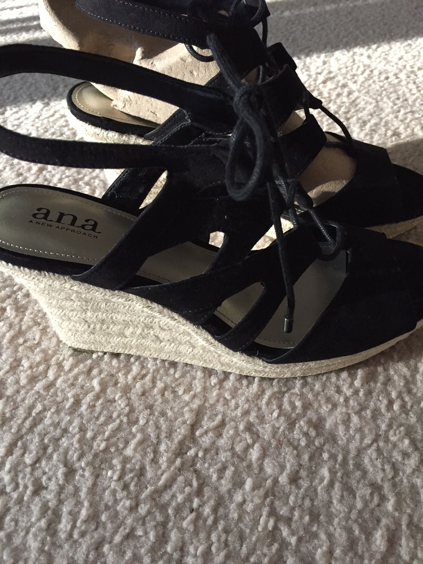 4 inches wedge sandals by Ana