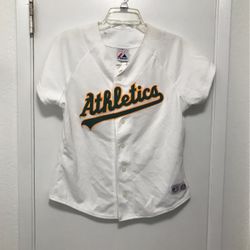 A’s Ladies Stitch Jersey 