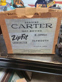 Carter 0-962 Carburetor